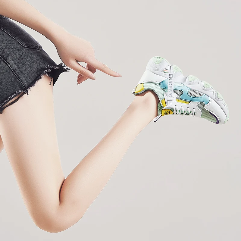 

New Womens Sneakers Shoes 2020 Fashion Womens Shoes Quality PU Patchwork Candy Color Ladies Chunky Sneakers Tenis Feminino