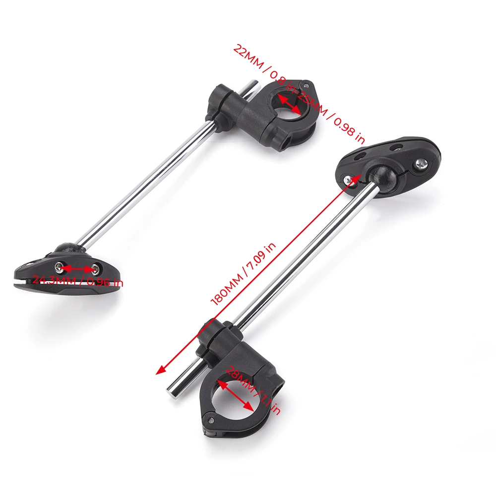 Универсальный Стандартный кронштейн для лобового стекла мотоцикла 7/8 дюйма 22 мм