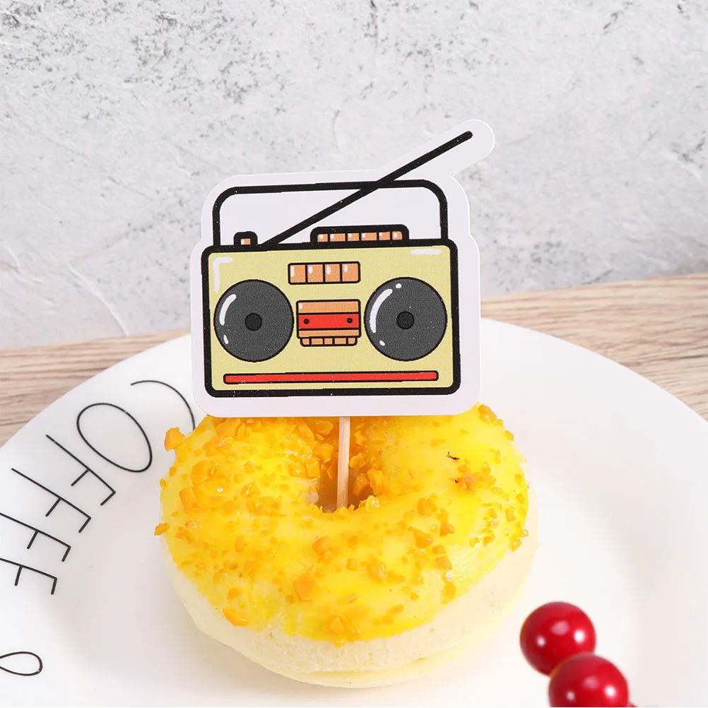 50 шт. торт Топпер музыкальный фестиваль декоративный кекс набор для вечеринки