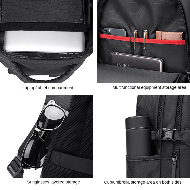 

2021 New Style 15.6 Inch Laptop Backpack Men Outdoor Women Backpack Business Waterproof Unisex Travel Backpack Free Shipping