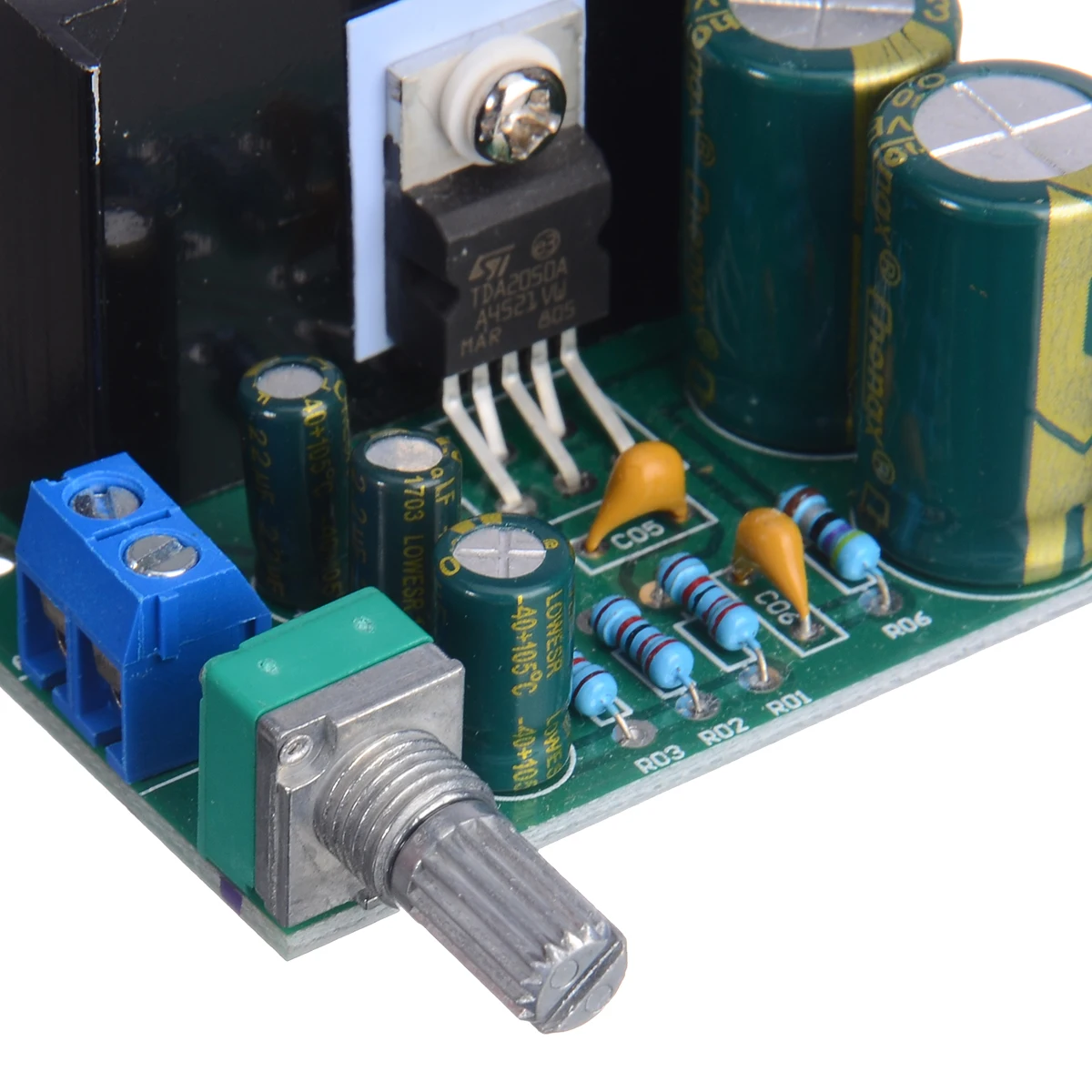 TDA2050 DC 12-24V моно усилитель модуль 1 канал аудио мощности плата 5W-120W Mayitr |