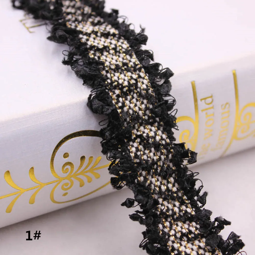 1 ярд 3 см винтажный герой нейлоновая вышитая кисточка кружевная лента отделка