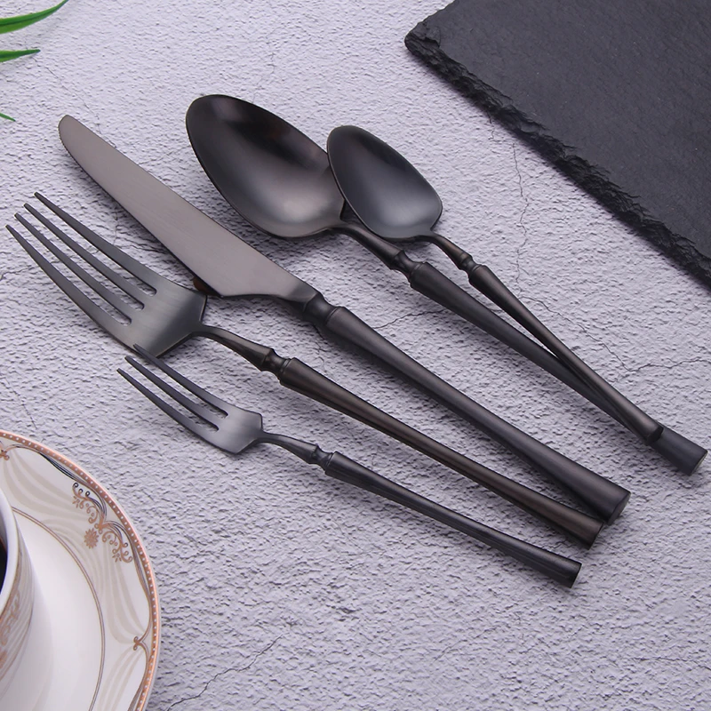 

Dinnerware Set Travel Camping Cutlery Set Reusable Silverware with Metal Straw Knife Spoon Fork Chopsticks Vajilla 5Pcs