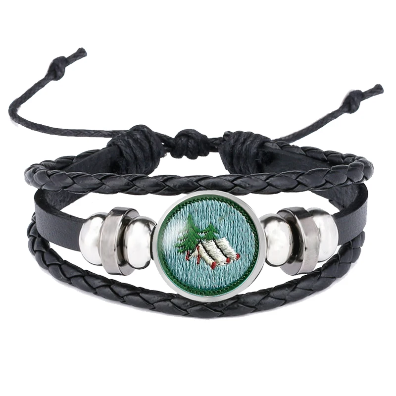 Новый стиль девушка скауты Браслет GS Leader широкие браслеты винтажные языки кадетт