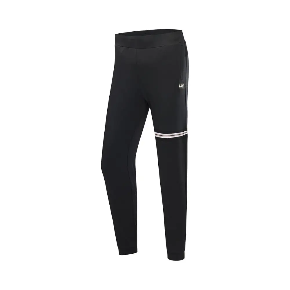 Женские спортивные штаны Li Ning свободные из 90% полиэстера 10% спандекса AKLP308