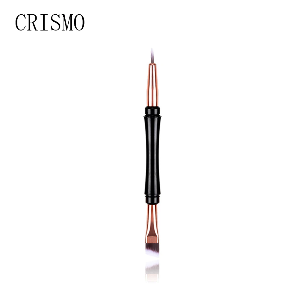 CRISMO 1 шт. Кисть для макияжа с двойной головкой тени век бровей подводка глаз кисть