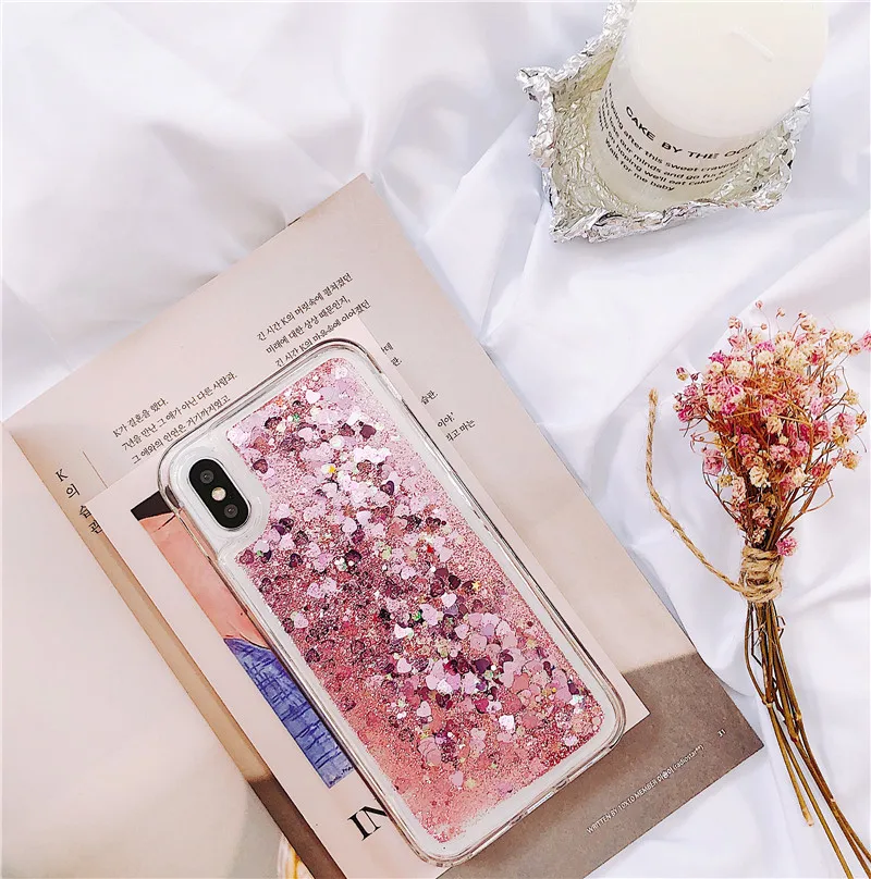 

Love Heart Glitter Quicksand Phone Case For OPPO R17 R15 X1K1 R11 R9 F11 S PRO F3 PLUS For oppo RX17NEO F11 F9 F7 F5 F3 F15REN