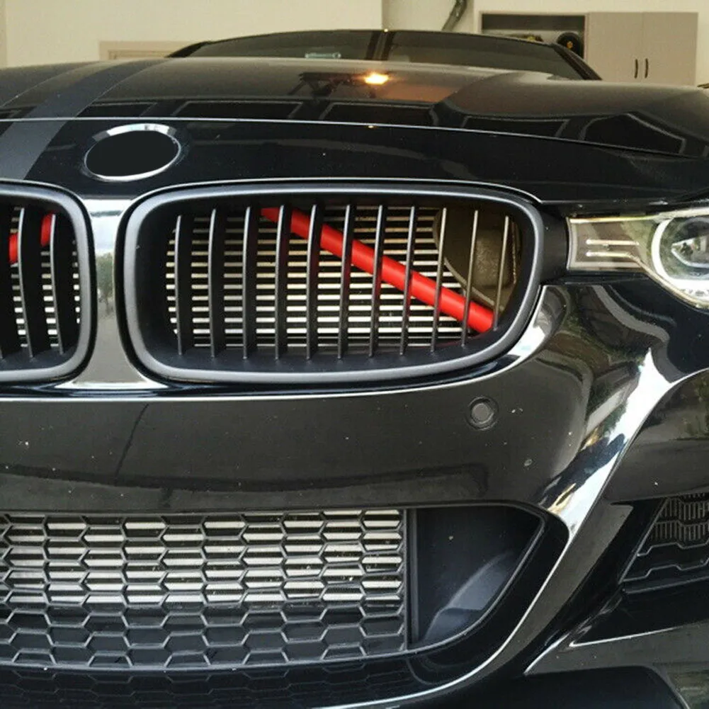 

V-Bar Grille Trim Strips 2 Pcs ABS Plastic Convertible For BMW F20 1 Series
