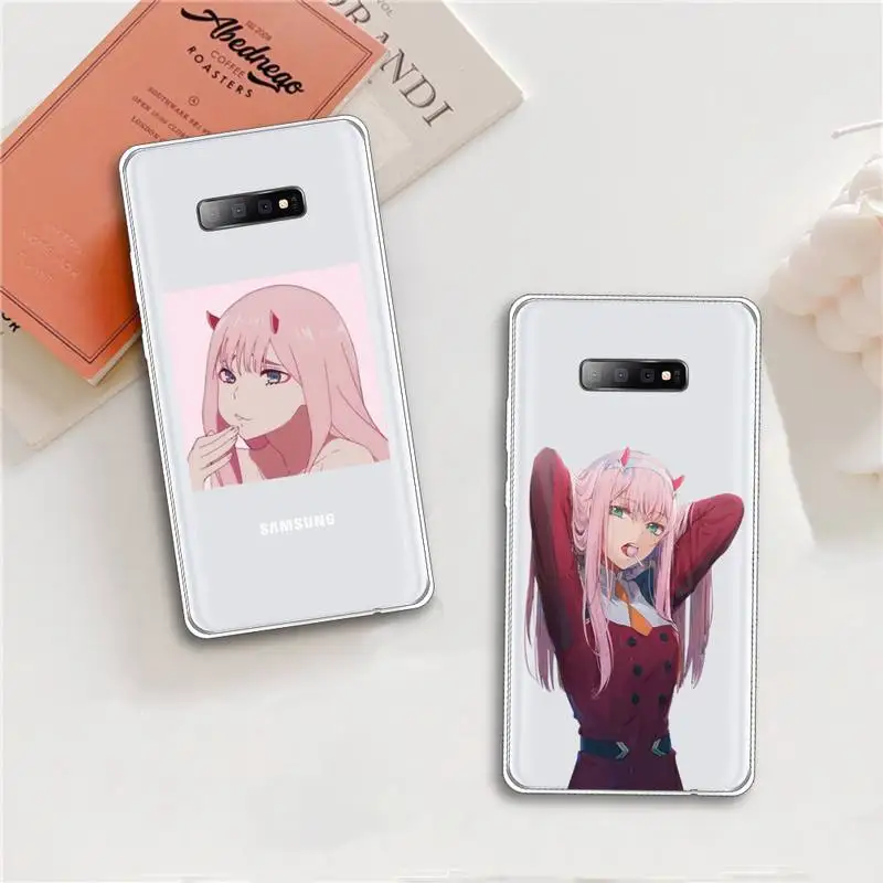

Zero Two Darling in the FranXX Phone Case Transparent For Samsung Galaxy A 71 21s S note 8 9 10 plus 20 ultra