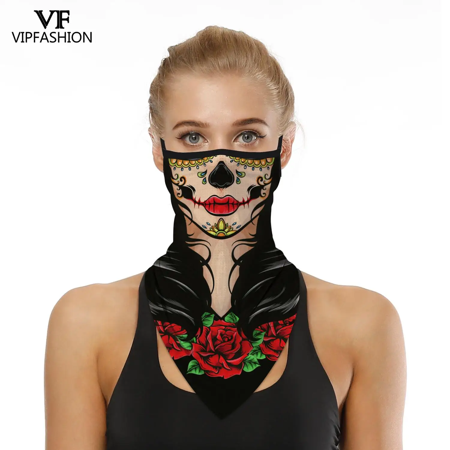 VIP модные забавные взрослые в стиле Джокер с принтом скелета Балаклава Лыжная