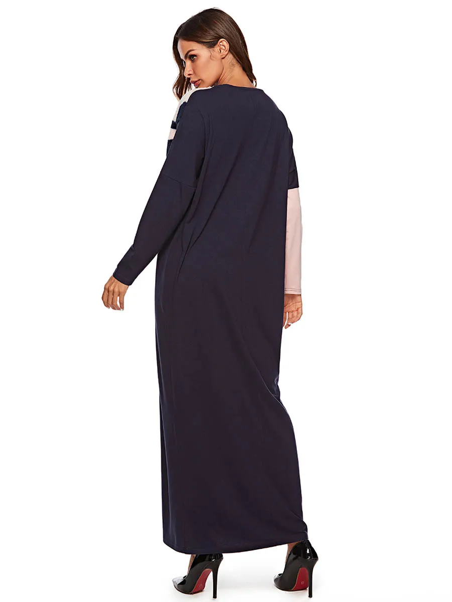 Женское Макси платье Abaya из Турции Дубая мусульманское кафтан турецкая исламская