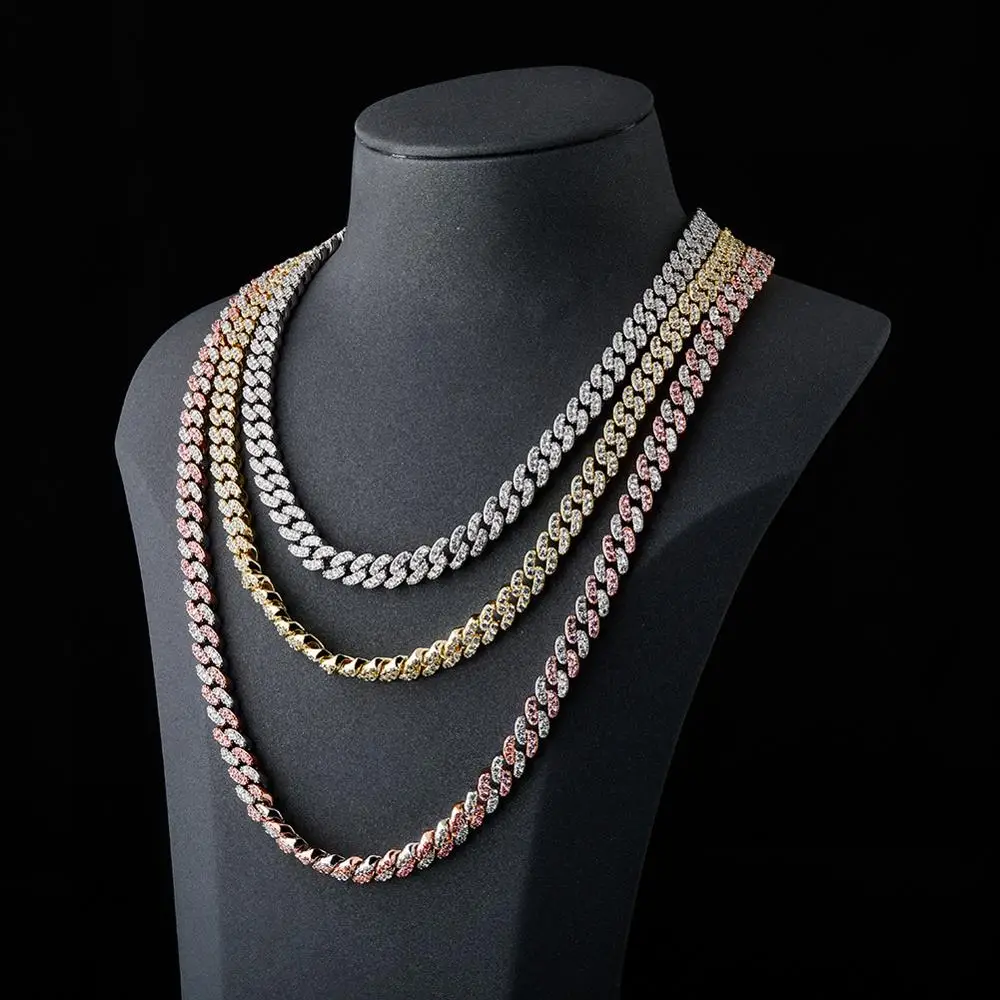 8 мм в стиле хип-хоп выложены 3 шт. циркона AAA украшенные блестками круглая