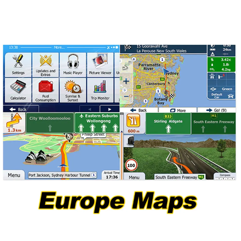 8 Гб SD карты gps навигационные Android для Европы Ирландия Nederland Бельгия Франция Германия Великобритания италия