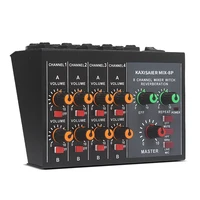 karaoke mixer professional 8 channel studio audio dj mixing console amplifier digital microphone sound mixereu plug