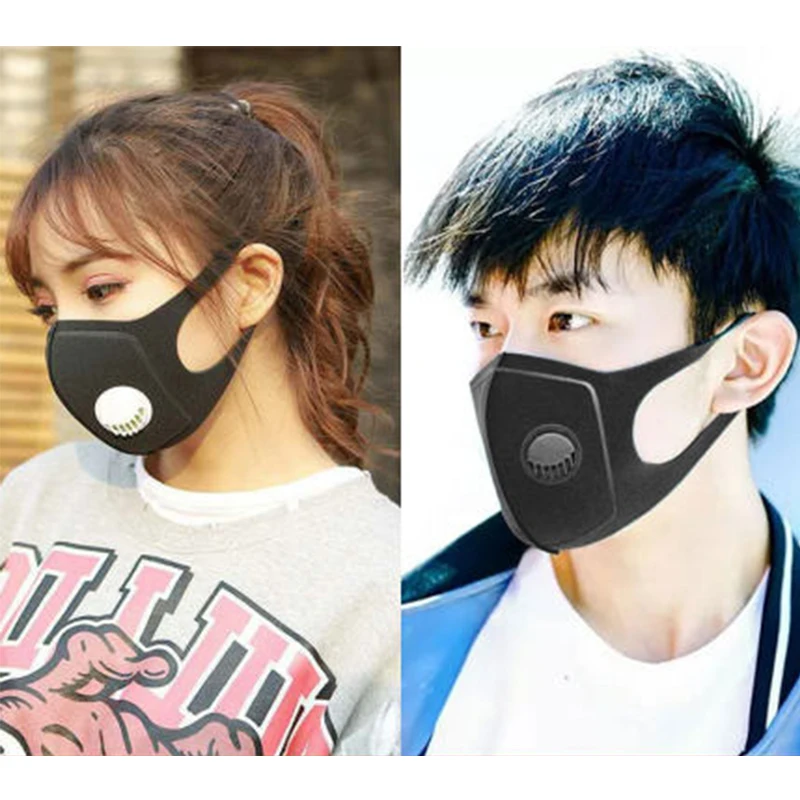 Унисекс велосипедная маска для лица с фильтром активированным углем|Маска