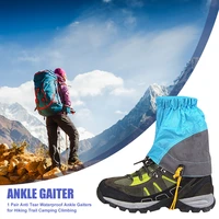 anti tear waterproof ankle gaiters 1 pair hiking trail men women children for personal foot healthy protection part