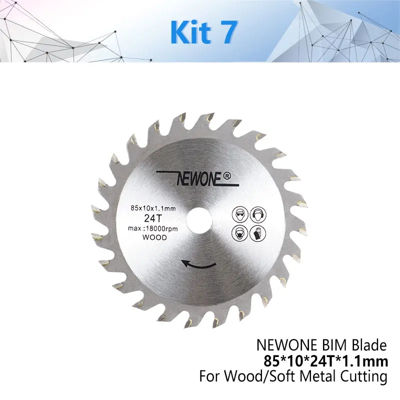 NEWONE Мини электрическая циркулярная пила диск, 60 T/80 T TCT циркулярная пила по дереву Лезвие Древесины режущий диск Карбид диск