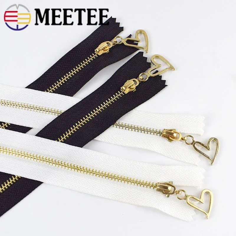 Meetee 20 штук 20/30 см 3 # металлическая молния сплав Автоматическая блокировка близкий