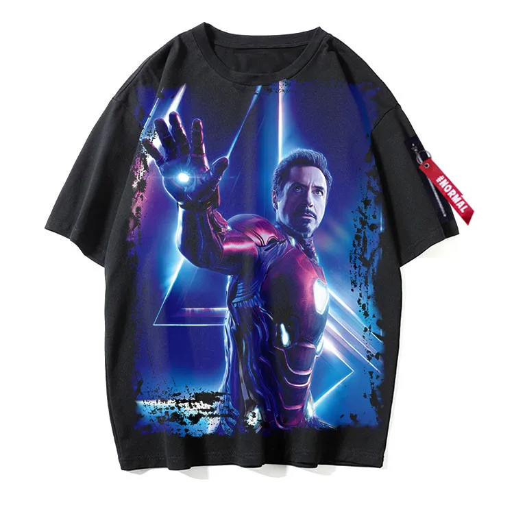 

Disney Marvel 2021 Iron Man 3D printed short sleeve T-shirt hip hop fashion Gothic want T-shirt genshin impack