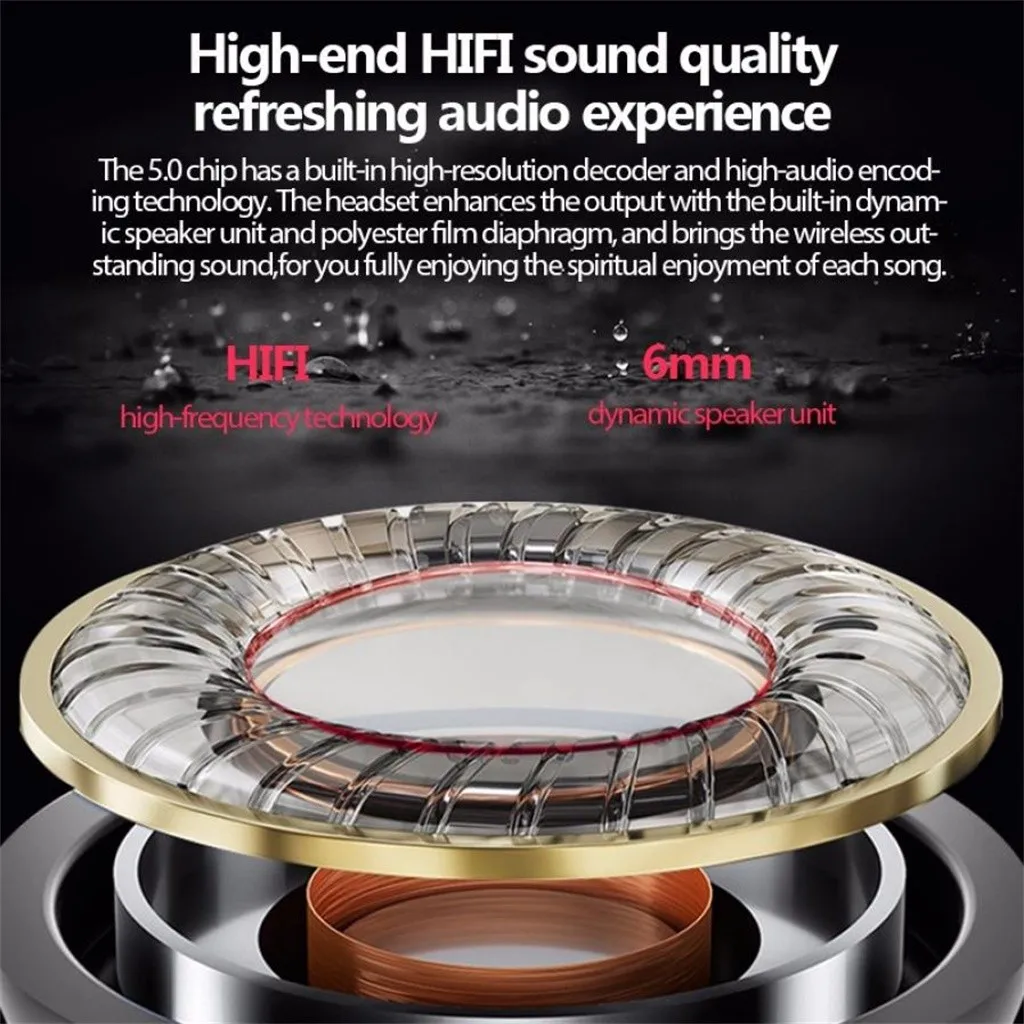 Mosunx беспроводная гарнитура DSP интеллектуальное шумоподавление HD микрофон вызова