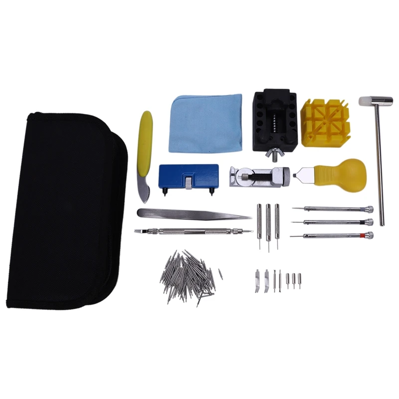 168 шт. набор для ремонта часов профессиональный инструментов с пружинным