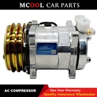 Для компрессора SANDEN 508 SD508 AC Sanden 5h14 12V 24V 2 Groove V ременный шкив трактора экскаватора тяжелых грузовиков