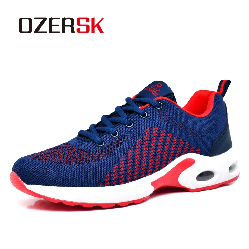 

Кроссовки OZERSK мужские с воздушной подушкой, дышащие сетчатые сникерсы на танкетке, лето 2022