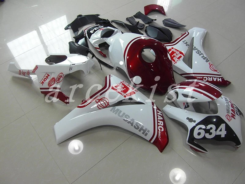 

Injection Molding New ABS Whole Fairings Kit Fit for HONDA CBR1000RR 2008 2009 2010 2011 08 09 10 11 CBR1000 Cool red white