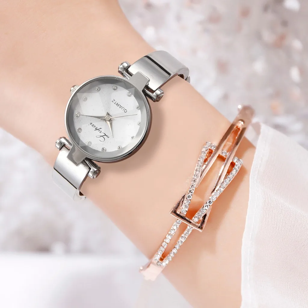 LVPAI люксовый бренд кварцевые звездное небо часы для женщин простой розовое