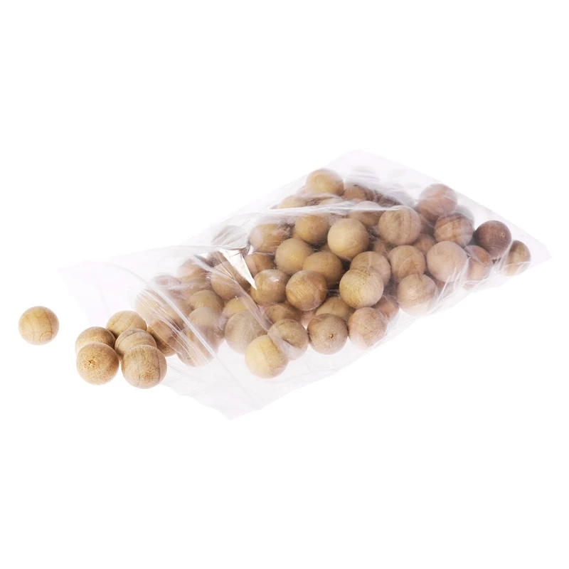 Шарики из натурального кедрового дерева 100 шт. ящики для ящиков хранения шкафы