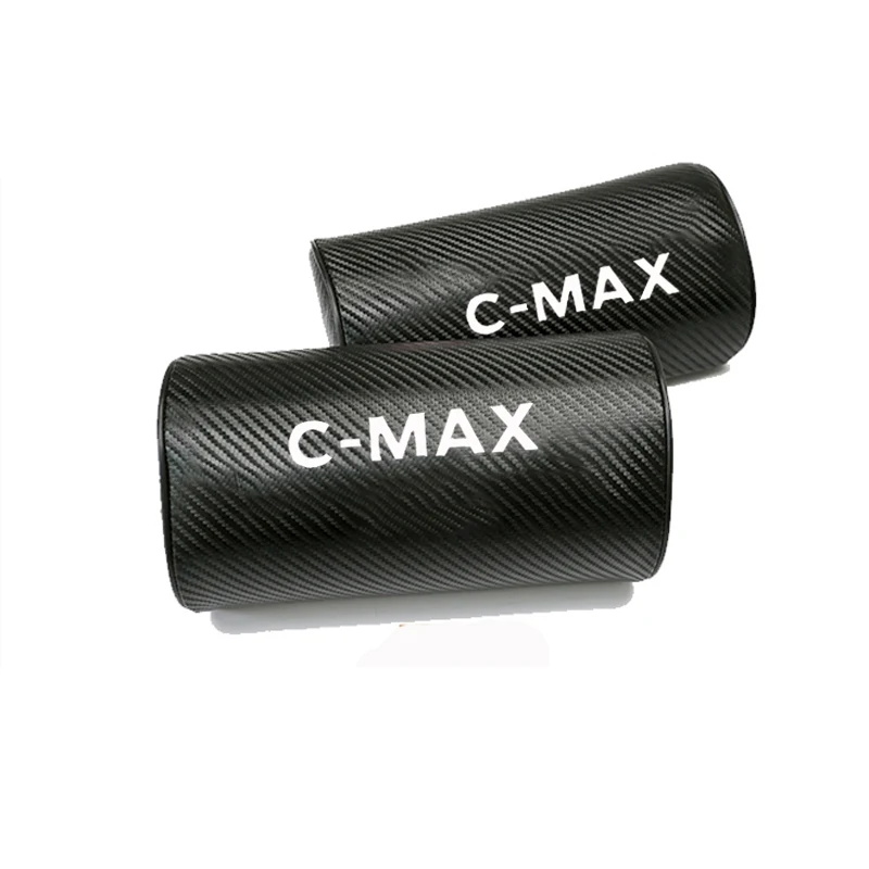 Автомобильная подушка из искусственной кожи с текстурой углеродного волокна для