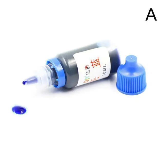 Blue Diy краситель пигмент для слизи дополнение поставки прозрачная жидкость делая набор лизунов Полимерная глина модель Искусство Кристалл игрушка для песочницы для детей - Цвет: Blue