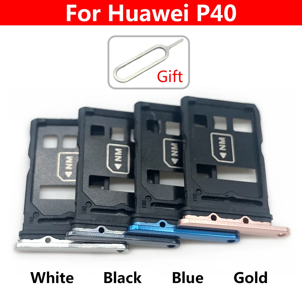 Новинка держатель Micro Nano SIM-карты лоток слота для микросхем адаптер гнездо Huawei P40