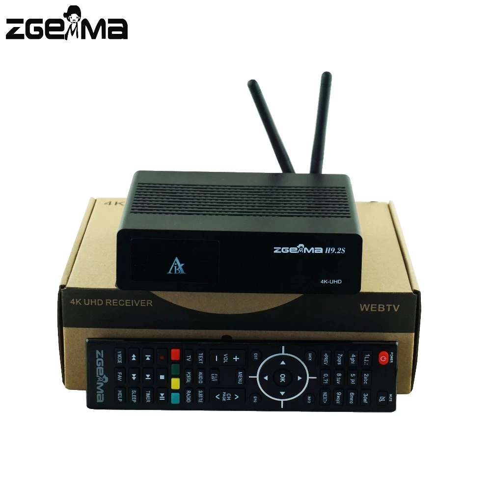 

Zgemma H9.2S Satellite Receiver Twin DVB-S2X Tuners 4K UHD Enigma2 Linux Build-in WiFi Satellite Digital Decoder TV Sat Receptor