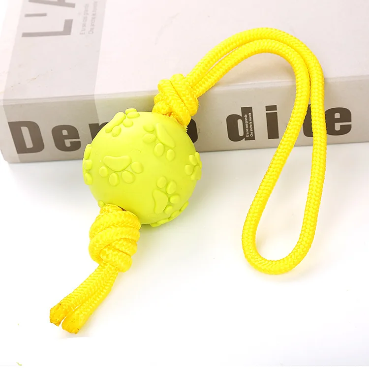 Игрушка для собак из термопластичного каучука с принтом лапы игрушка