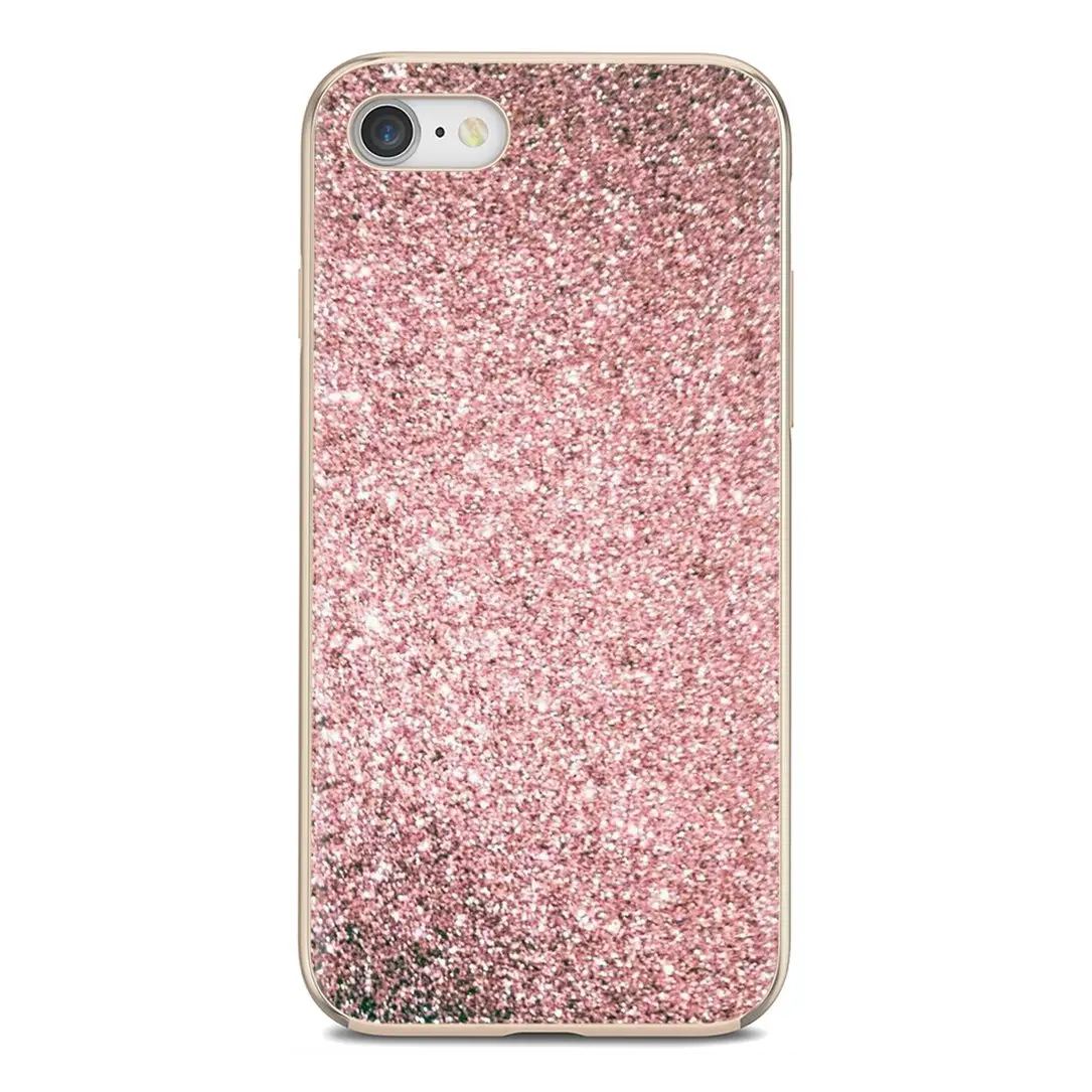 For LG K10 K8 K7 K4 Nokia X6 2 3 5 6 8 9 230 3310 2.1 3.1 5.1 7 Plus 2017 2018 Soft TPU Case Pink And Silver Glitter Sparkle | Мобильные