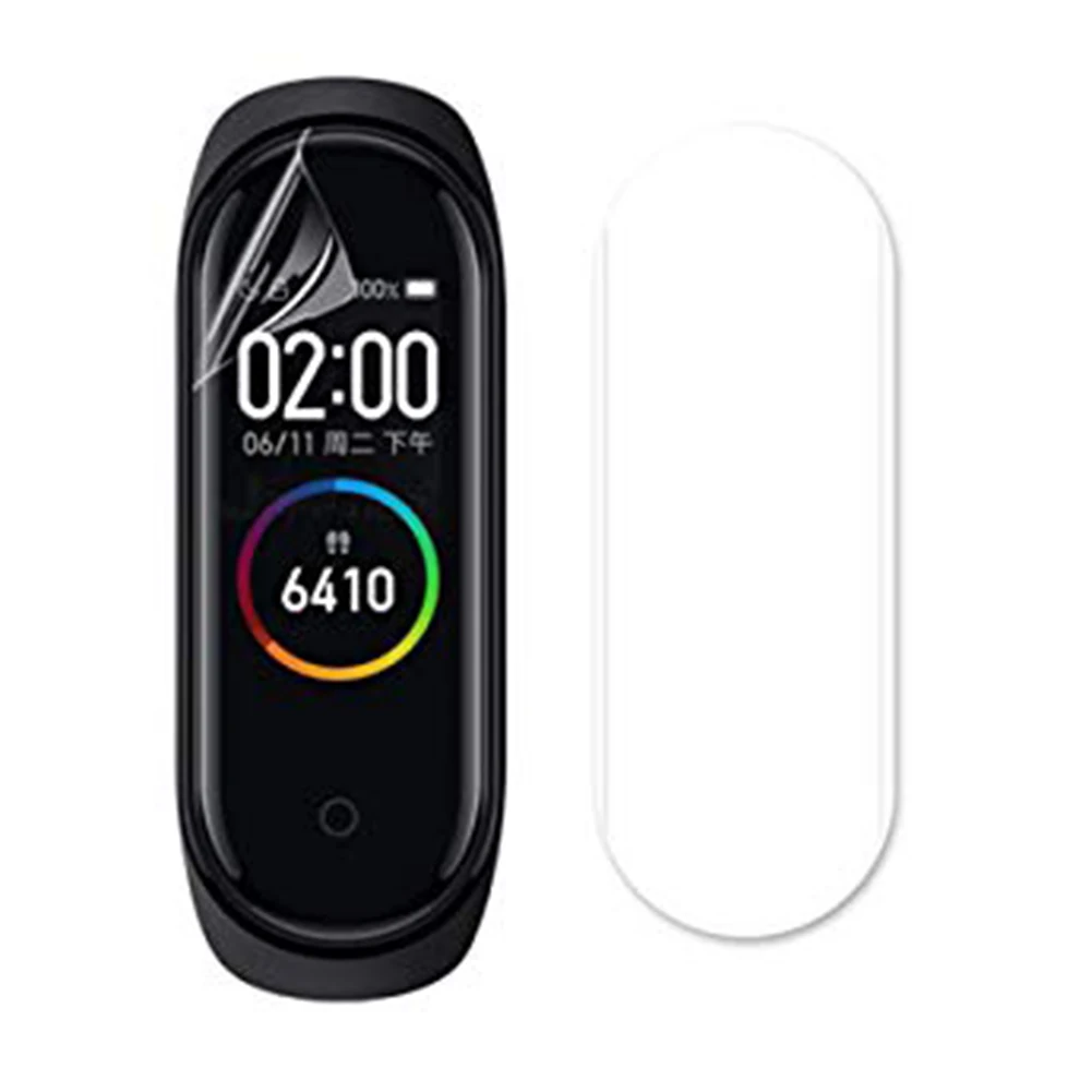6 шт смарт-Браслет ТПУ пленка удобный элемент элегантные часы для Xiaomi Mi Band 4