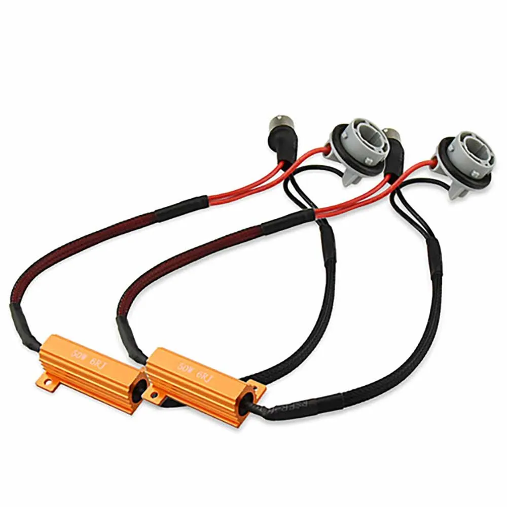 

2PCS BAU15S Resistor LED Bulb Canceller Decoder Capacitor