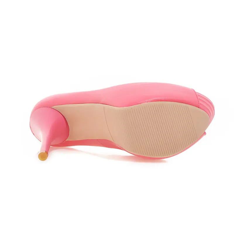 Летние женские туфли-лодочки на платформе Сандалии с открытым носком очень