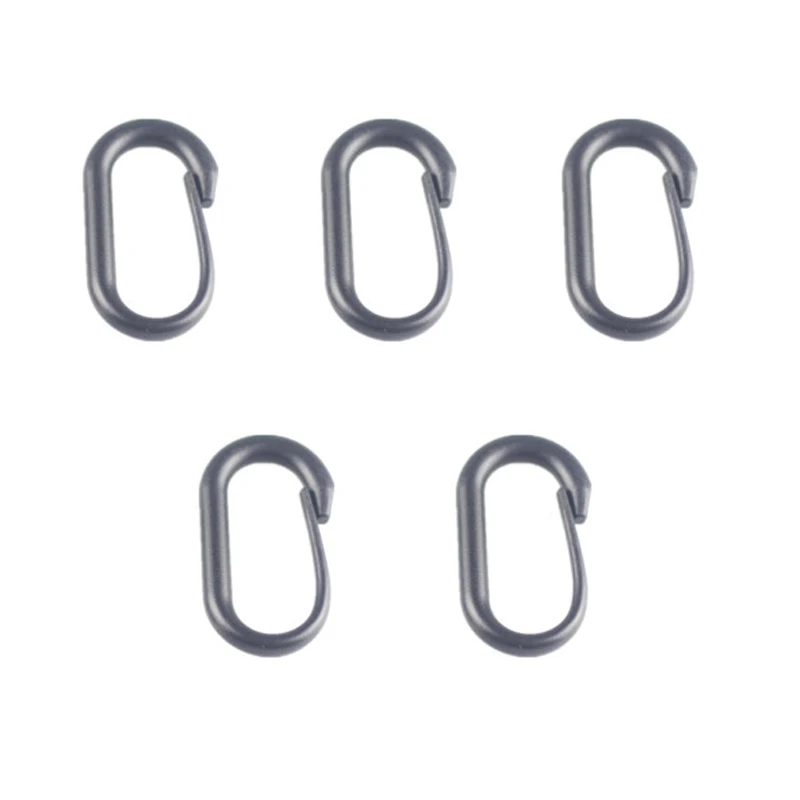 5PCS Gray Лямки Рюкзак с карабином Molle ремень клип Quickdraw комплект дорожная сумка ремень застежка открытый бушкрафт Тактический повесить лагерь прикрепить - Цвет: 5PCS Gray
