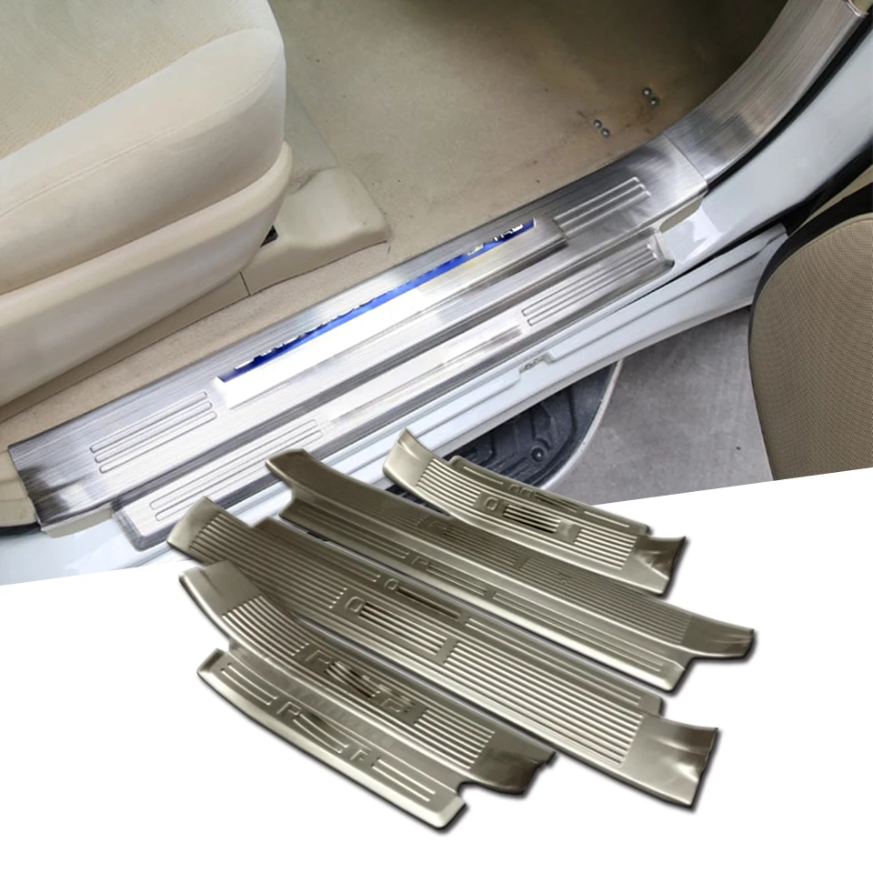 4 шт. хромированные накладки на дверные из АБС пластика для Toyota Prado