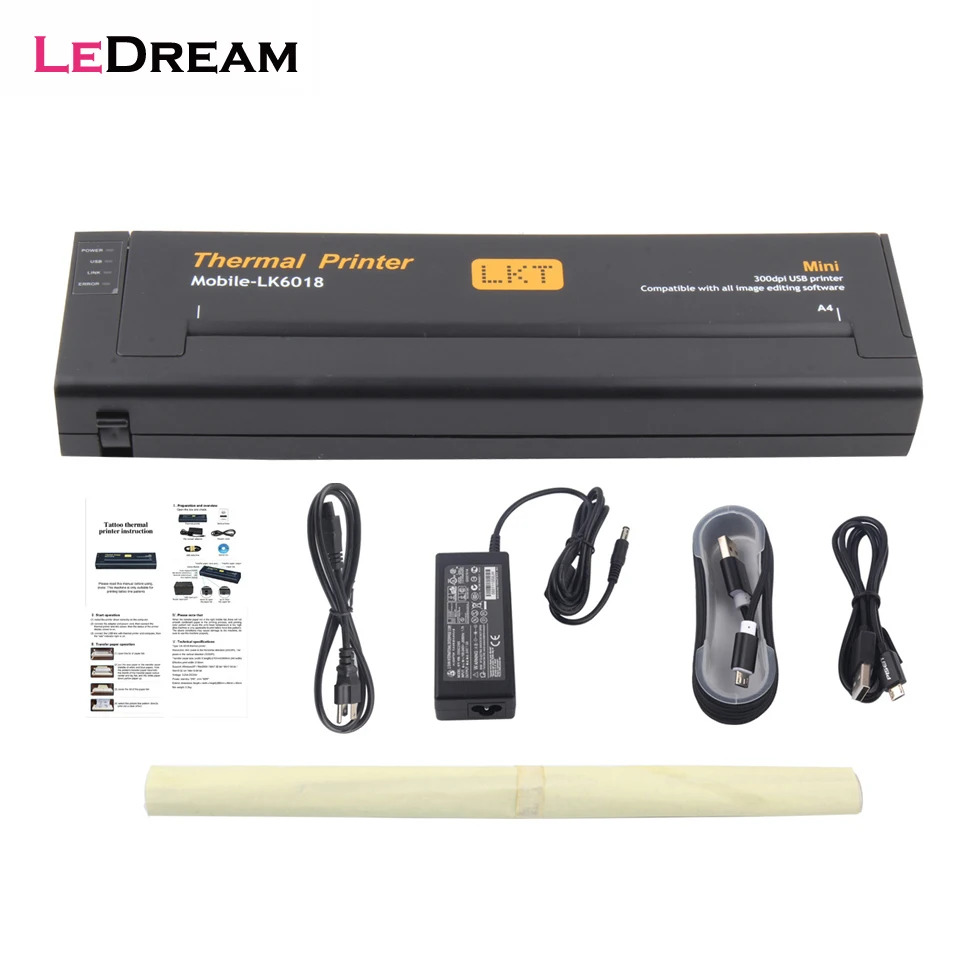 1 шт. мини-тату термопринтер переводная машина копир производитель трафаретов
