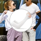 1 пара унисекс, охлаждающие рукава, налокотники, защита от УФ-лучей для езды на велосипеде и рыбалки, женские нейлоновые прохладные рукава 2021