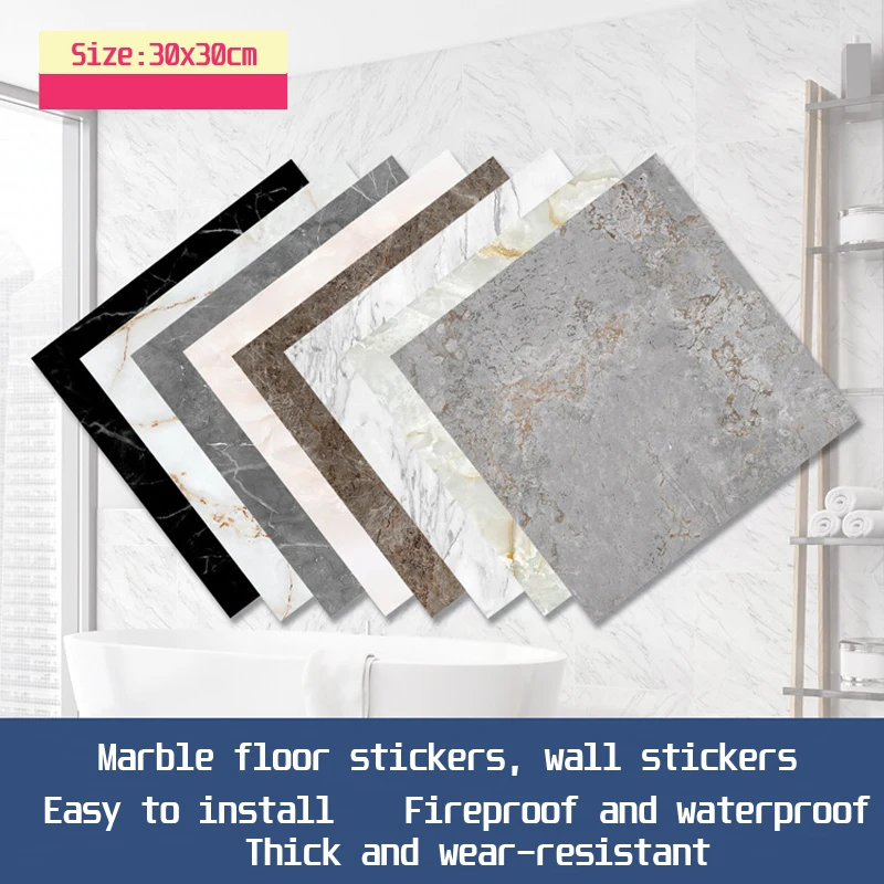 

Водостойкая напольная наклейка s, самоклеящиеся мраморные обои, кухонная настенная наклейка, ремонт дома «сделай сам», настенная наклейка, ...