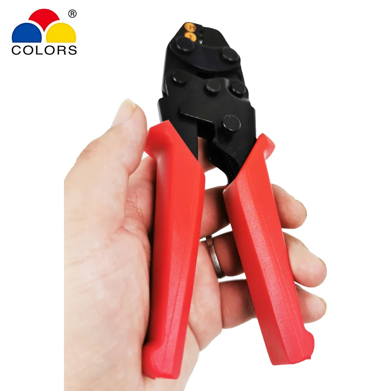 

HS-1MA crimping plier for non-insulated terminals (ponit type) Japanese style capacity 1.25-2.5mm2 16-13AWG electrical tools