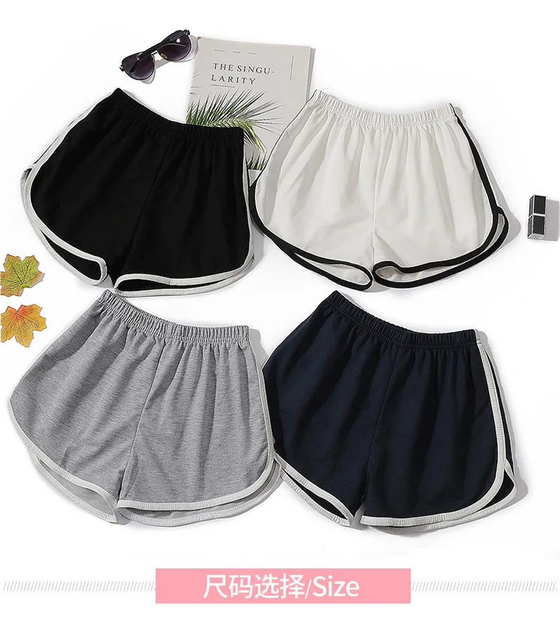 

woman 2021 summer new simple YOGA SHORTS women's sexy home beach pants women's leisure sports shorts fitness shorts