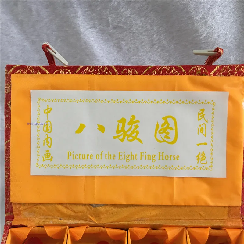 Коллекция из восьми Картин Лошадей табак бутылка с китайской ручной работы