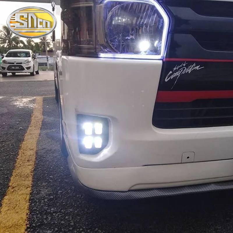 Для Toyota Hiace 2014 2015 2016 2017 2018 дневной ходовой светильник автомобильные аксессуары