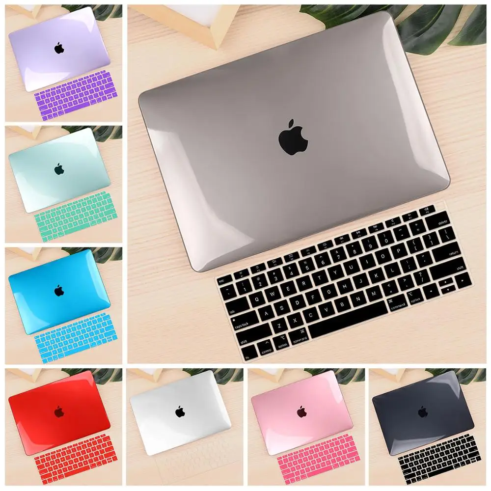 Для Macbook Air retina 11 12 13," кристально чистый чехол для Macbook Air Pro 13 15 16 Touch Bar/Touch ID A1932 A2159 A2141