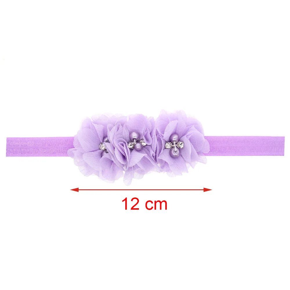 

Fashion accessories baby girl headband baby hair chiffon flower bow tie newborn headdress
